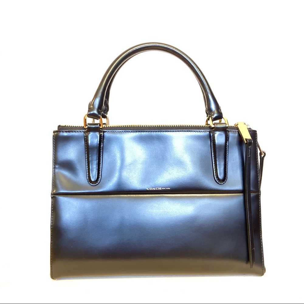 Coach mini satchel borough glove tan purse handbag